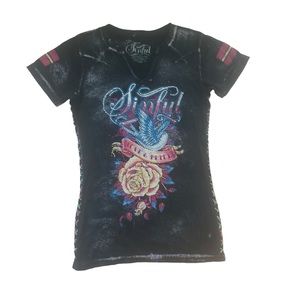 Sinful affliction medium woman’s t-shirt